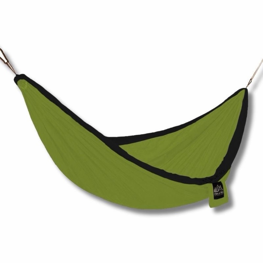 Coalatree The Wanderer Double Hammock Green Packable Camping Hiking 660lb NWT